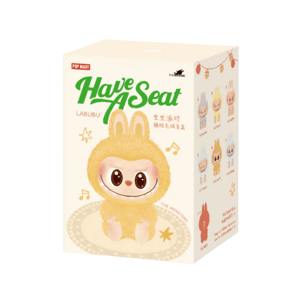 Pop Mart Labubu The Monsters Have a Seat Vinyl Plush Sealed Case